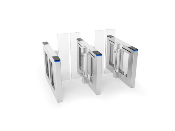 Protruding swing gate