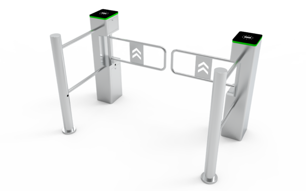Vertical brushless small swing gate